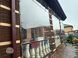 Мягкие окна ПВХ для террасы